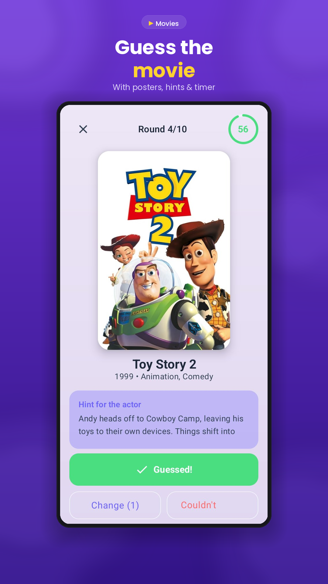 Charades - Game setup