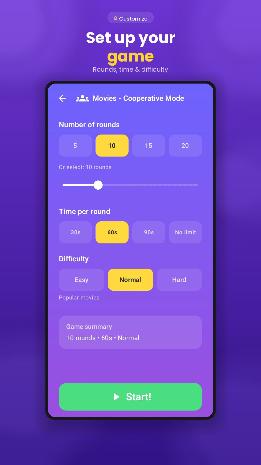 Charades - Random mode